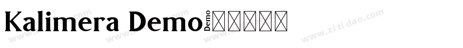 Kalimera Demo字体转换